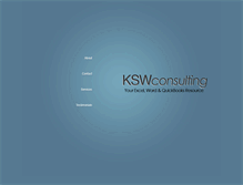 Tablet Screenshot of kswconsulting.com